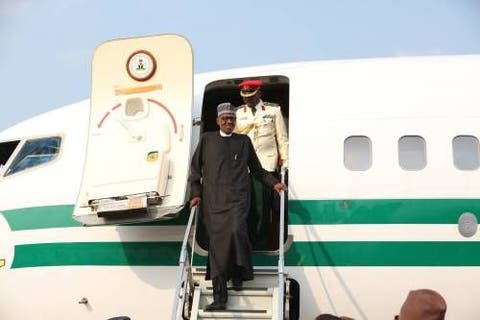 Buhari returns to Abuja after ‘private visit’ to UK