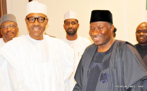 President Buhari and former President Goodluck Jonathan